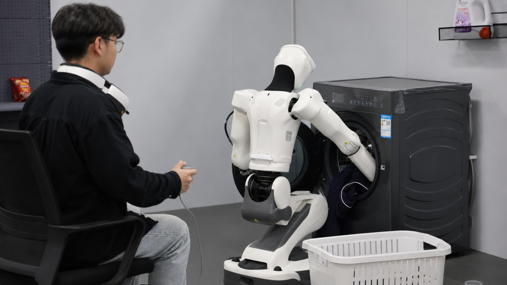 Human task and manipulation data capture by Robotic Data